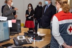Visite centre Covid19 auditorium Rainier III 2020